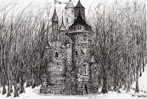 El castillo en el bosque de Findhorn, 2006